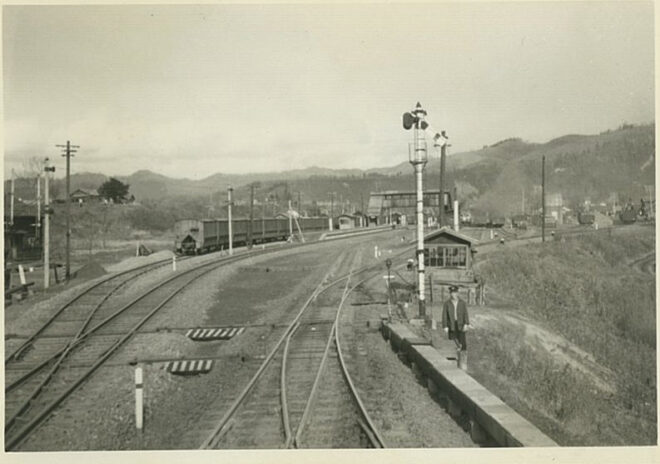 昭和39年_紅葉山駅構内